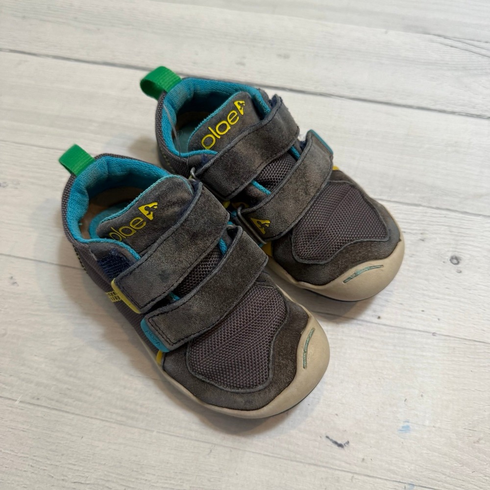PLAE Ty toddler shoes grey little kids size 8